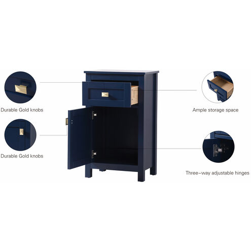 Adian Blue Bathroom Storage Cabinet