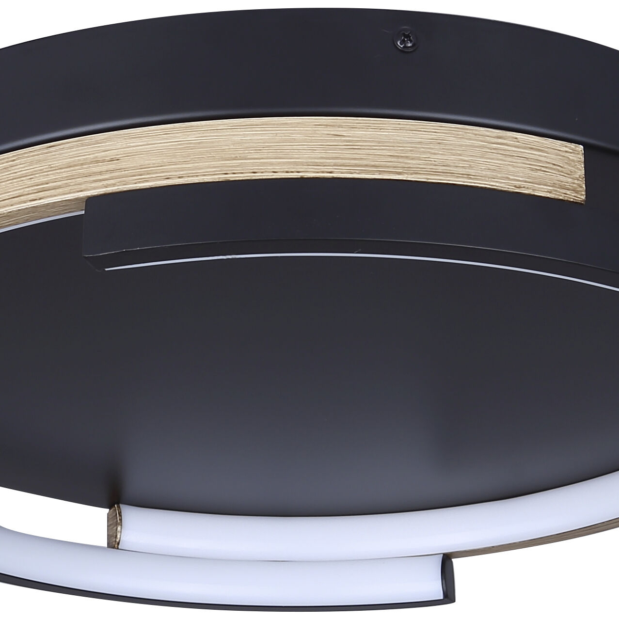 Azria LED 15 inch Matte Black Flush Mount Ceiling Light