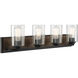 Sheppard 4 Light 32.75 inch Lodge Bathroom Vanity Light Wall Light