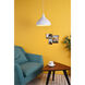 Circa 1 Light 12.5 inch White Pendant Ceiling Light