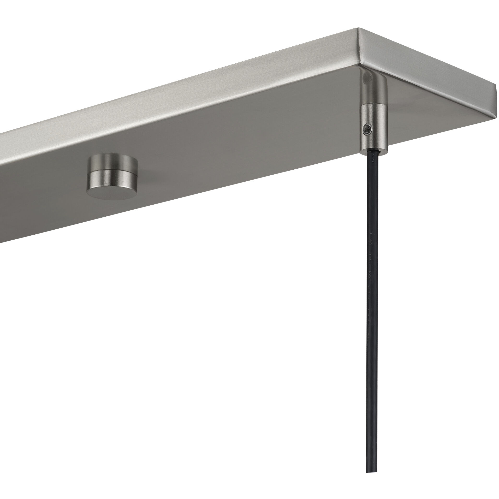 Zolana 3 Light 48 inch Brushed Nickel Linear Chandelier Ceiling Light, Extra Large