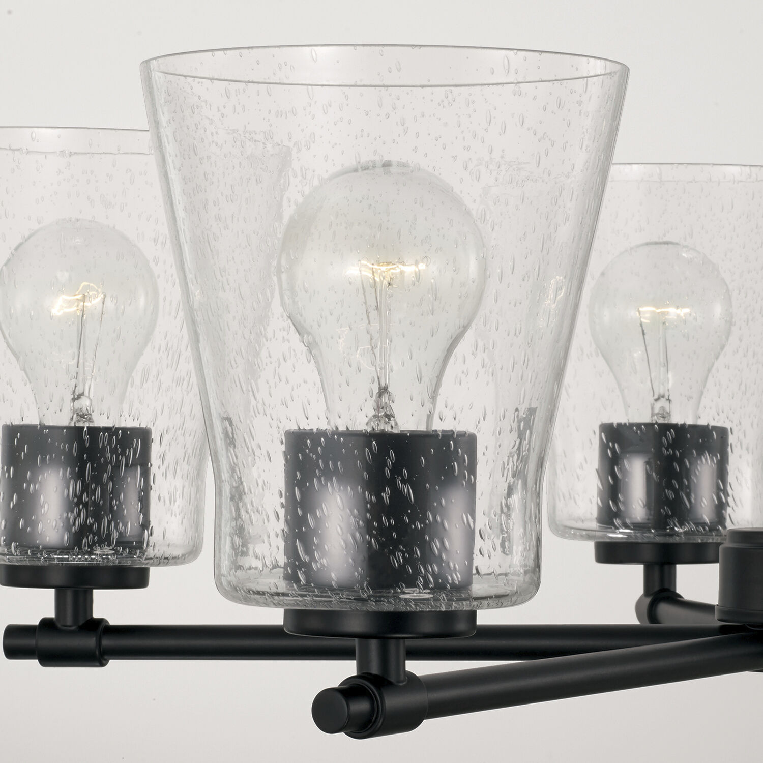 Baker 5 Light 27 inch Matte Black Chandelier Ceiling Light