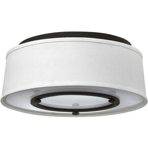 Harrison LED 15 inch Buckeye Bronze Indoor Semi-Flush Mount Ceiling Light
