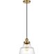 Sean Lavin Baskin 1 Light 10 inch Satin Brass Pendant Ceiling Light