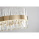 Canada LED 25 inch Gold LED Chandelier Ceiling Light