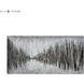 Retreat of the Grande Armee Gray with Black Framed Wall Art
