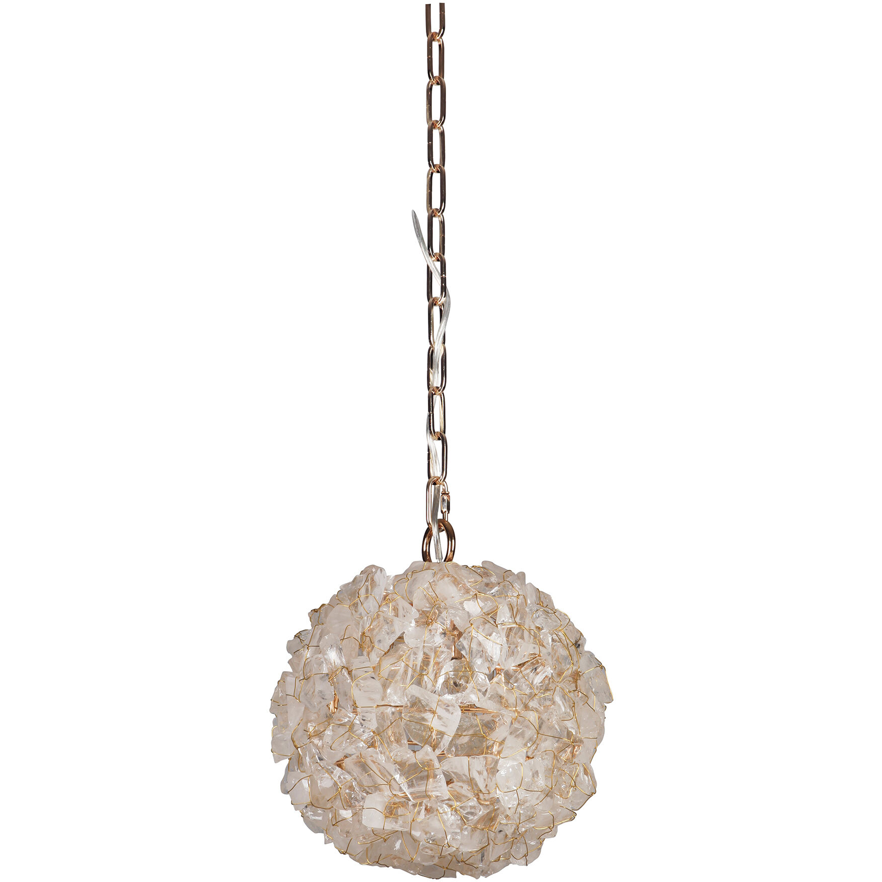 Gallery Roxx 1 Light 12 inch Gilded Mini Pendant Ceiling Light, Gallery Collection