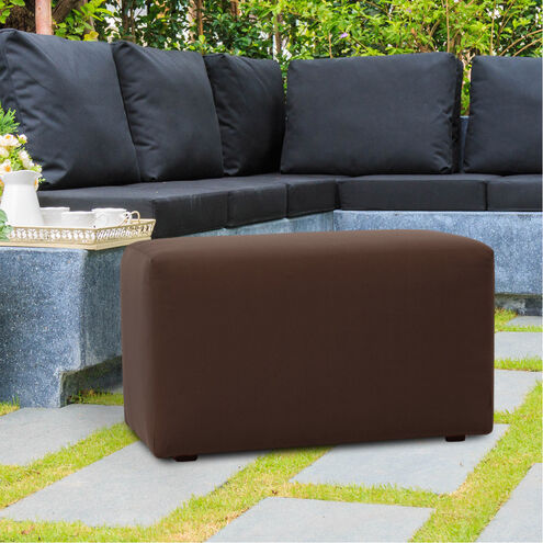 Universal Seascape Chocolate Outdoor Bench with Slipcover