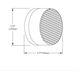 Lucia LED 5.5 inch Matte Black Outdoor Wall Sconce/Flush Mount