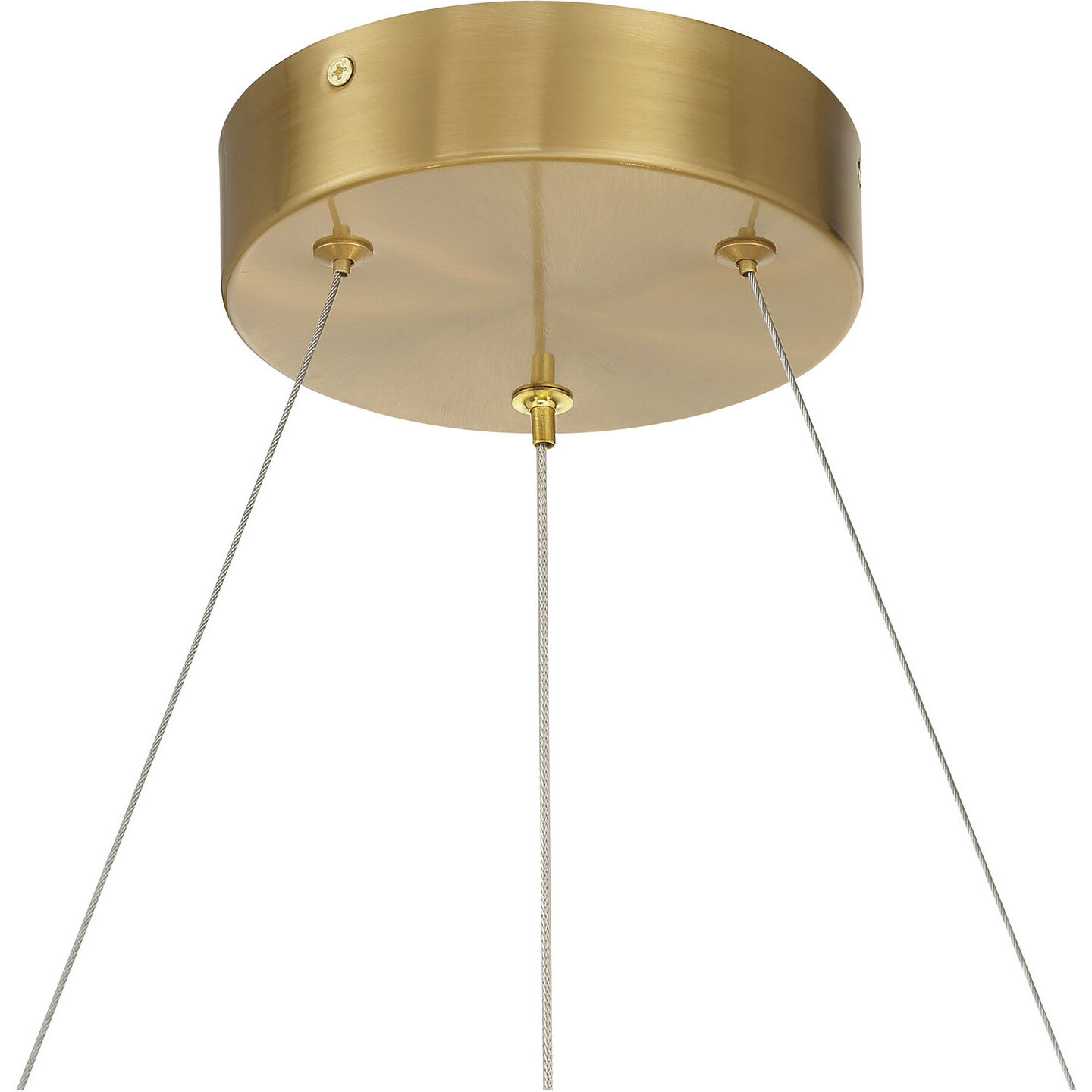 Castello LED 26.5 inch Warm Brass Chandelier Ceiling Light