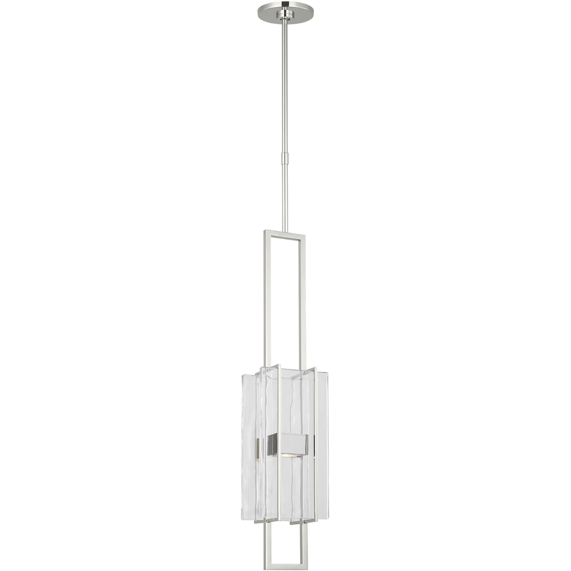 Mick De Giulio Duelle LED 4.8 inch Polished Nickel Pendant Ceiling Light