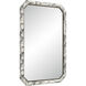 Venus 36 X 24 inch White Marble Hydro Dip Wall Mirror