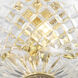 Milton 2 Light 10 inch Olde Brass Semi Flush Ceiling Light