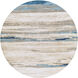 Kavita 72 X 72 inch Gray Rug in 6 Ft Round, Round