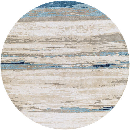 Kavita 72 X 72 inch Gray Rug in 6 Ft Round, Round