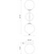 Alora Mood Cassia 2 Light 6 inch Matte Black Bath Vanity Light Wall Light in Opal Glass Shade
