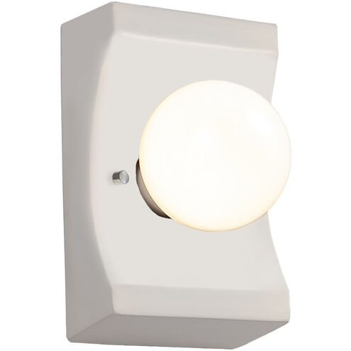 Ambiance Collection 1 Light 5 inch Gloss Black and Matte White Wall Sconce Wall Light