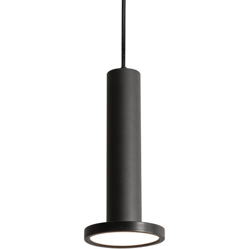 Luna LED 5 inch Black Pendant Ceiling Light