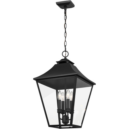 Sean Lavin Galena 4 Light 13.25 inch Textured Black Outdoor Hanging Lantern