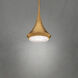 Verita LED 8 inch Soft Gold Mini Pendant Ceiling Light in Heirloom Gold, Schonbek Signature
