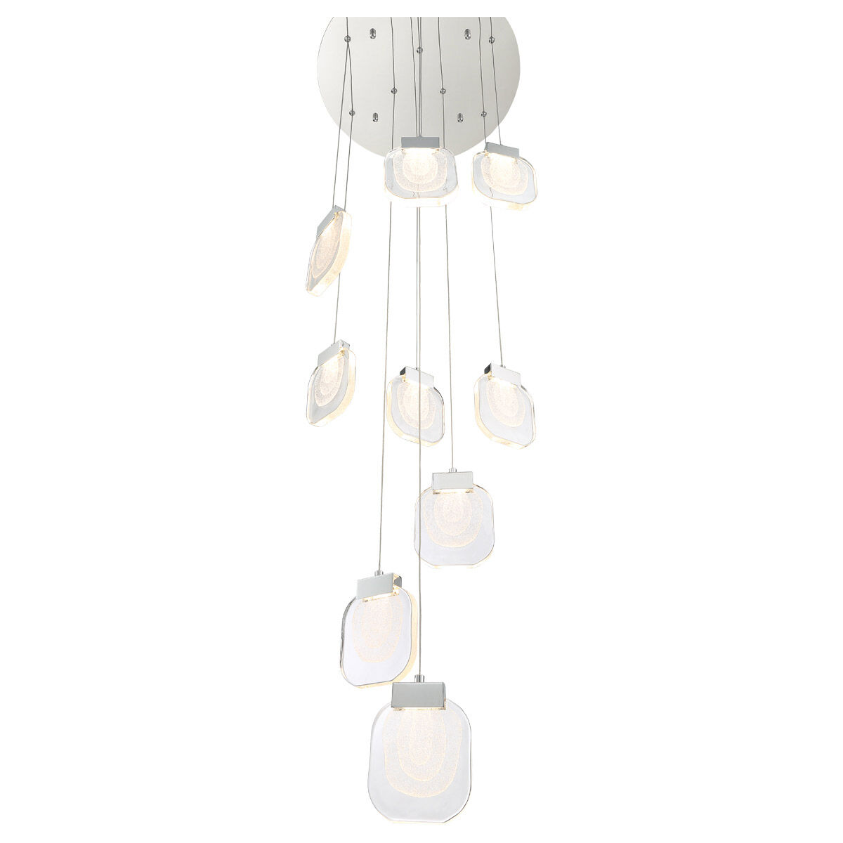 Paget LED 20 inch Chrome Chandelier Ceiling Light
