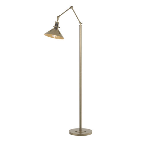 Henry 60.8 inch 60 watt Soft Gold and Soft Gold Swing Arm Floor Lamp Portable Light