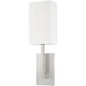 Hayworth 1 Light 6 inch Brushed Nickel ADA ADA Wall Sconce Wall Light