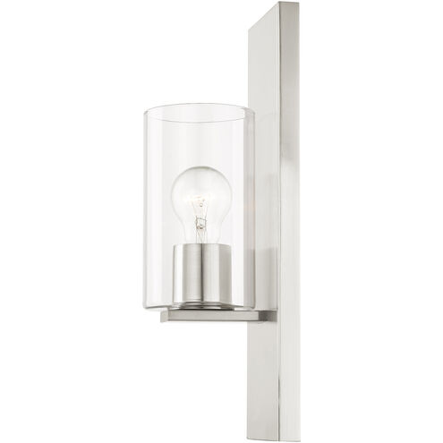 Zurich 1 Light 5 inch Brushed Nickel Sconce Wall Light