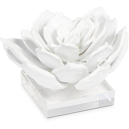 Succulent White Objet, Sculpture 1