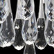 Beyond Hibiscus LED 26 inch Polished Nickel Multi-Light Pendant Ceiling Light, Round Canopy