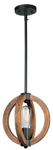 Bodega Bay 1 Light 10 inch Anthracite Mini Pendant Ceiling Light in Bulb Not Included