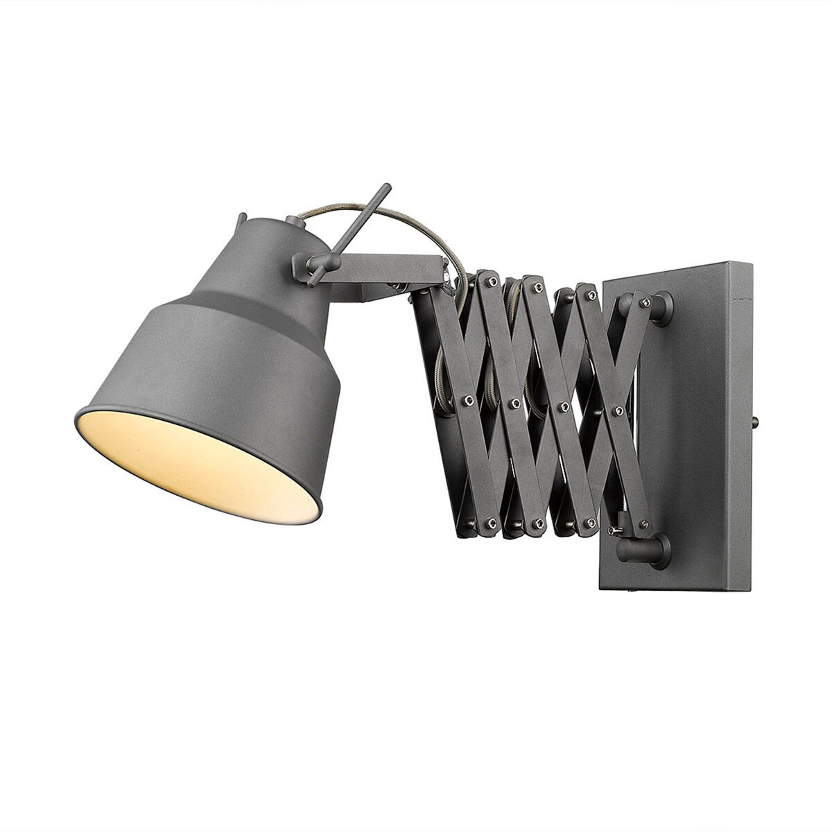 Plexus 1 Light 7 inch Gray Sconce Wall Light