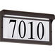 LED Address Light 1 Light 12.25 inch Outdoor Wall Light
