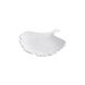 Ginko Leaf Matte White Decorative Plate