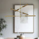 Astrid Multi Pendant Ceiling Light in Vintage Brass