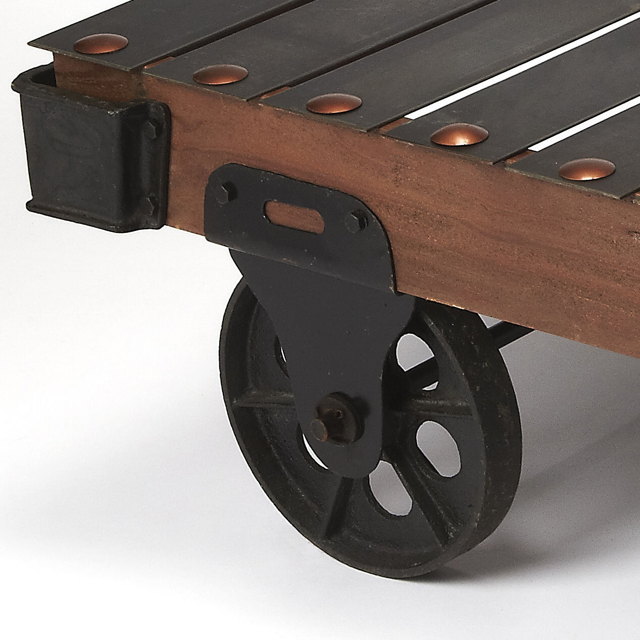 Chesterfield  55 X 32 inch Industrial Chic Cocktail Table