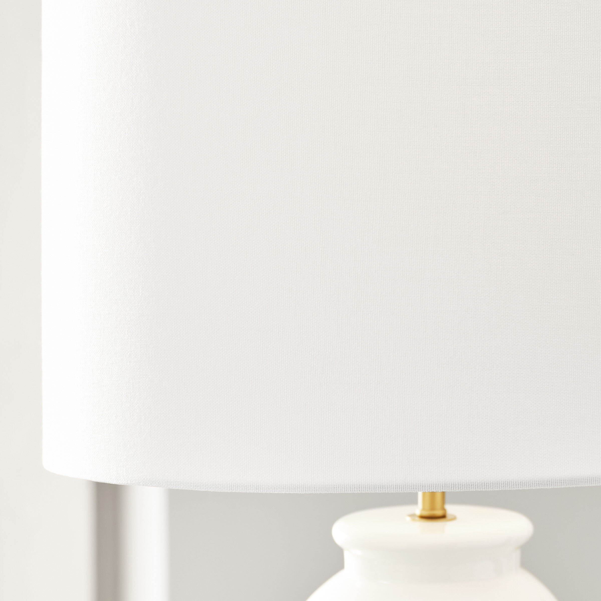 Drew & Jonathan Buckley 27.38 inch 9.00 watt Gloss White Table Lamp Portable Light