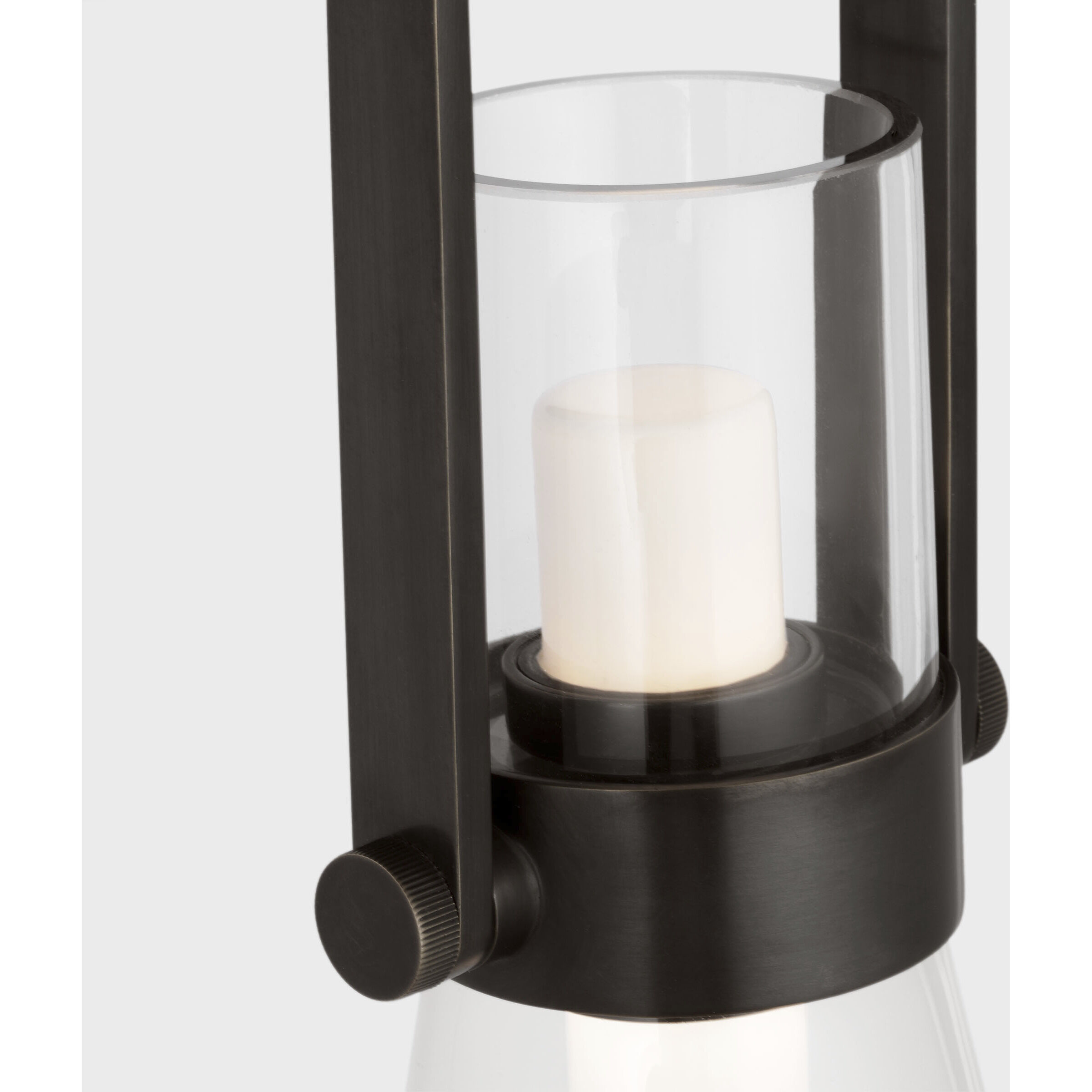 Ian K. Fowler Larkin LED 5.5 inch Bronze Conical Bracketed Sconce Wall Light, Medium