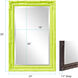 Queen Ann 33 X 25 inch Glossy Green Wall Mirror