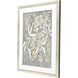 Wild Botanicals Gray and Green and White and Yellow Framed Art