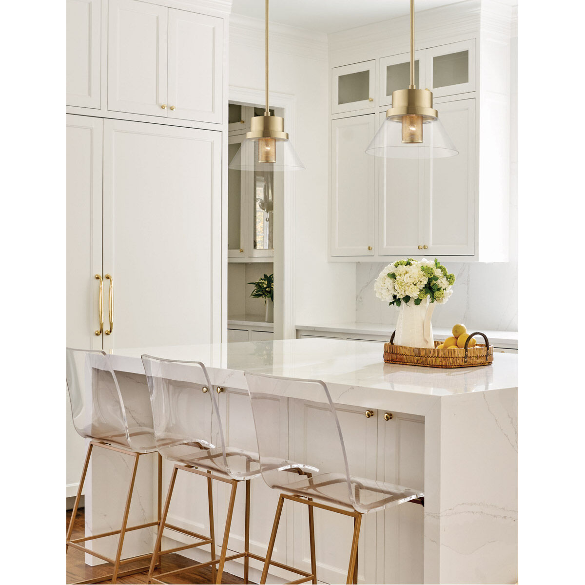 Paoli 1 Light 15.75 inch Aged Brass Pendant Ceiling Light