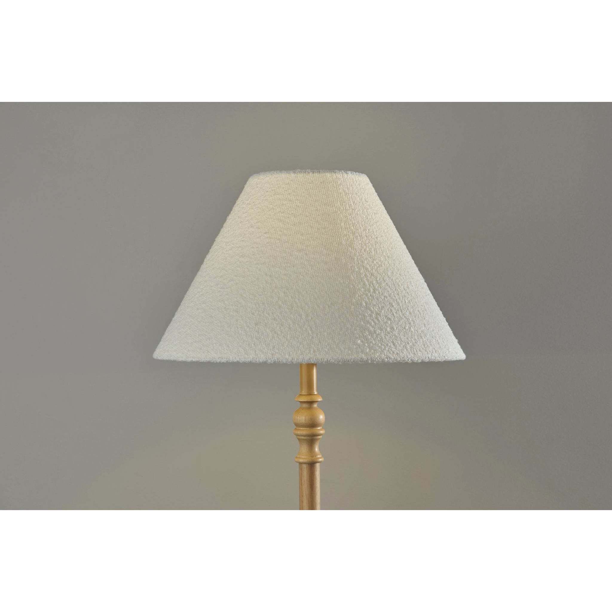 Rigby 59.5 inch 150.00 watt Natural Wood Floor Lamp Portable Light