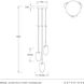 Javier 3 Light 10.5 inch Antique Brass Multi-Port Chandelier Ceiling Light