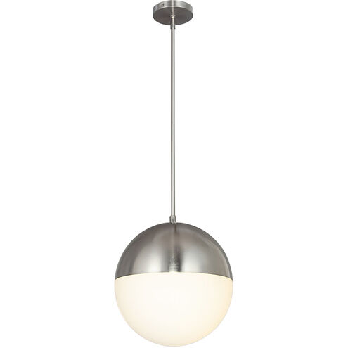 EVOLV LED 14 inch Brushed Nickel Pendant Ceiling Light, Ion Family