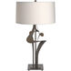 Antasia 27.4 inch 100 watt Dark Smoke Table Lamp Portable Light in Flax