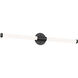 Akari LED 35.04 inch Black Bath Vanity Light Wall Light