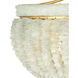 Bayou 3 Light 19 inch Contemporary Gold Leaf Chandelier Ceiling Light