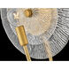 Rene LED 10 inch Distressed Brass ADA Sconce Wall Light