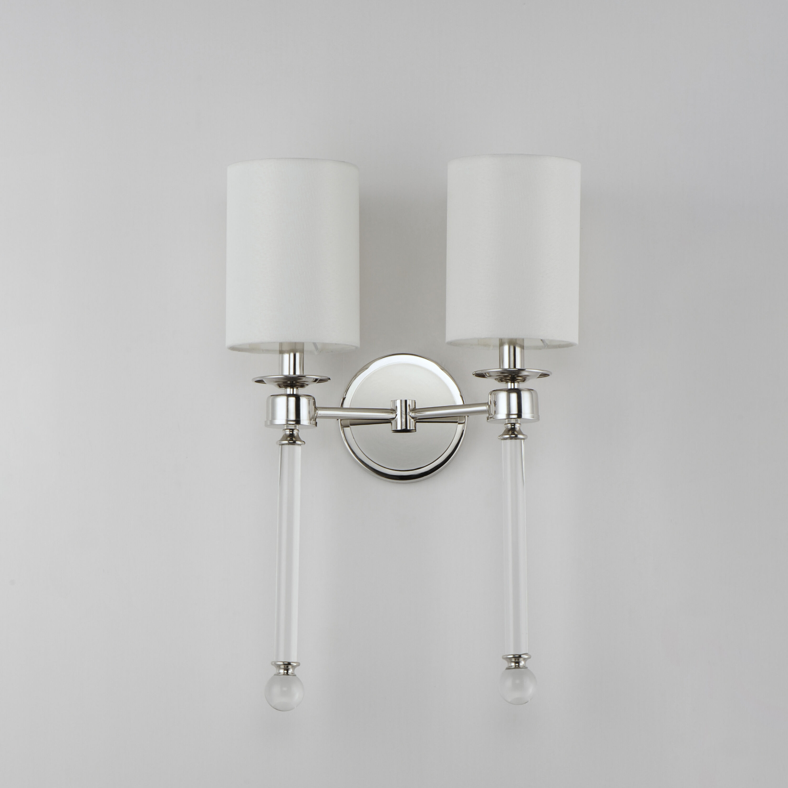 Lucent 2 Light 14 inch Polished Nickel Wall Sconce Wall Light