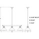 Akron LED 35.75 inch Oil Rubbed Bronze Linear Chandelier Ceiling Light